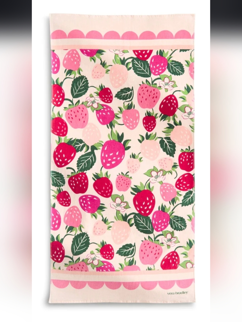Vera Bradley Beach Towel NWT Bushels Of Berries Pumice Stone Decor